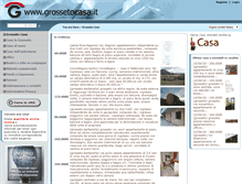 Tablet Screenshot of grossetocasa.it